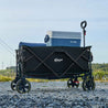 PORTAL Collapsible Folding Wagon Cart - Portal Outdoors - Black - folding wagon cart capacity