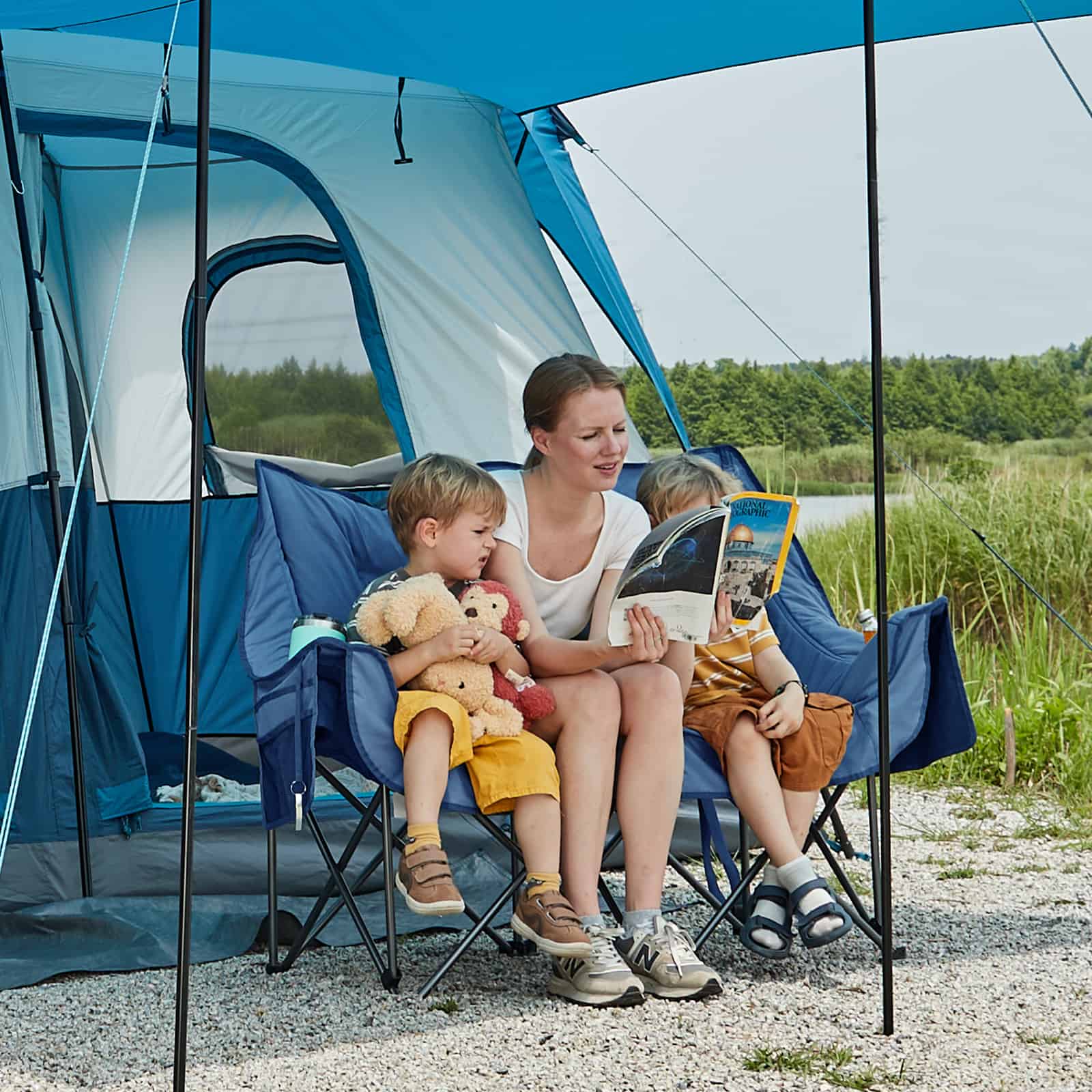 Padded Double Camping Chair - Portal Outdoors