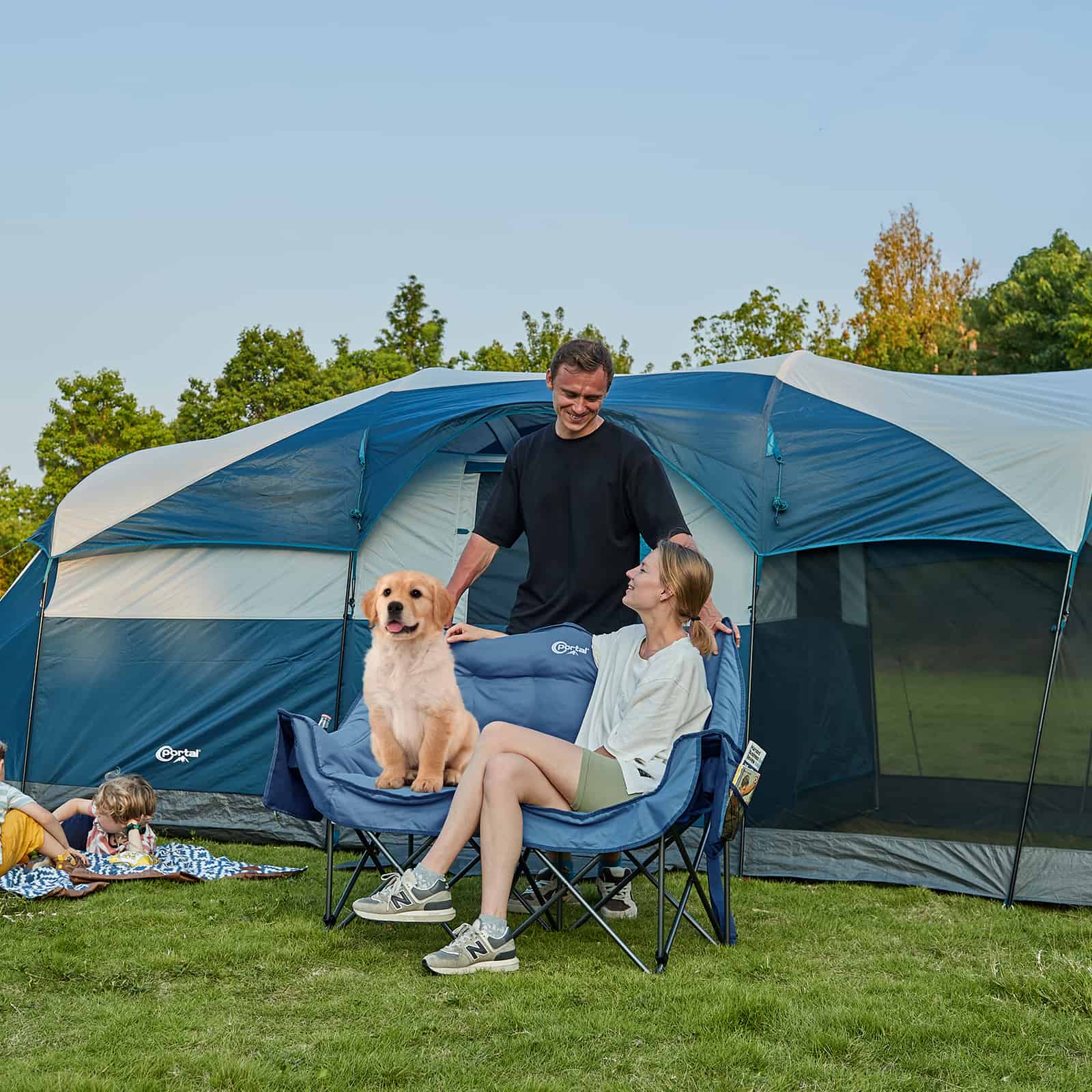 Padded Double Camping Chair - Portal Outdoors