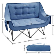 Padded Double Camping Chair - Portal Outdoors