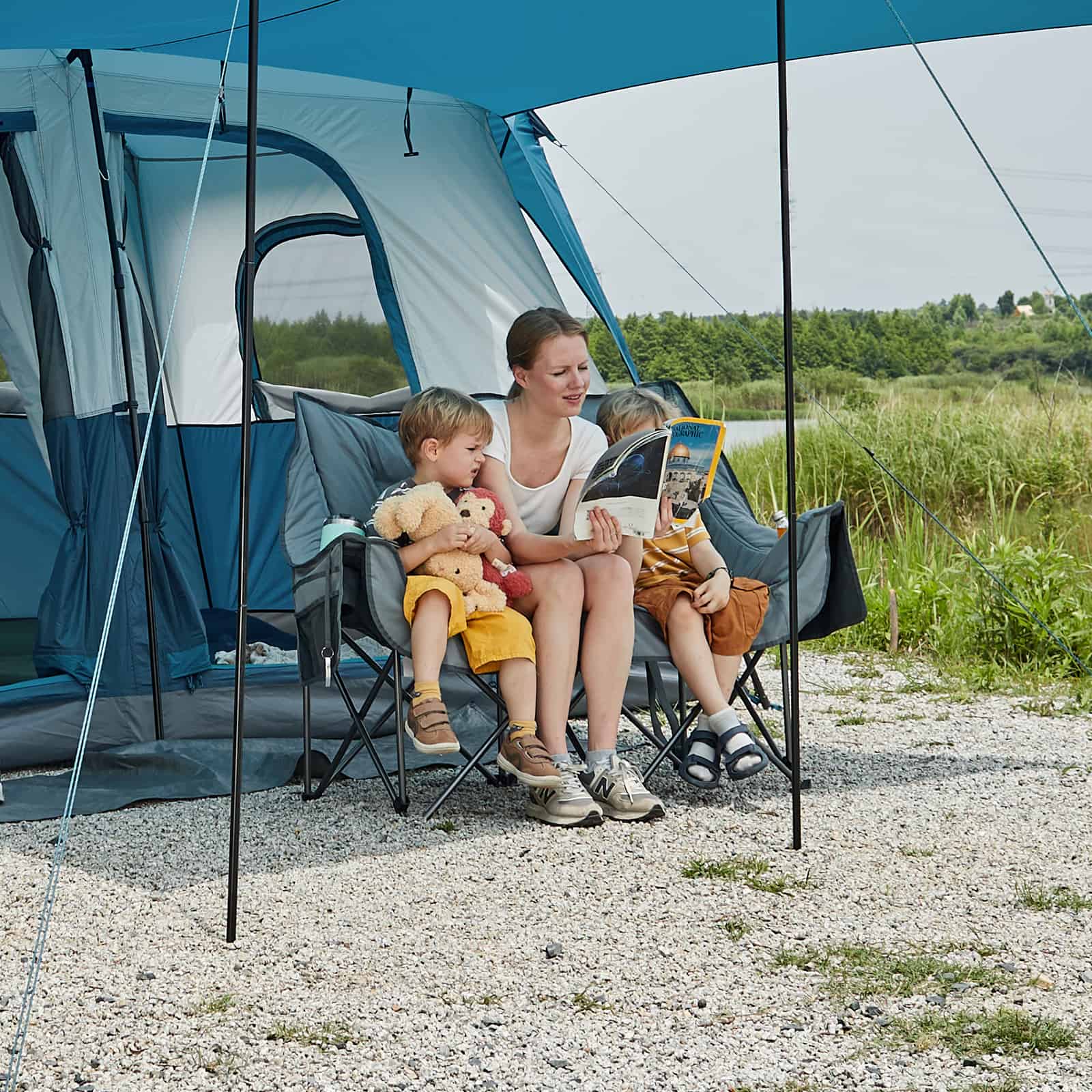 Padded Double Camping Chair - Portal Outdoors