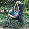 Wide - N - Tall Rocking Chair - Portal - Black - Portal Outdoors Wide - N - Tall Rocking Chair