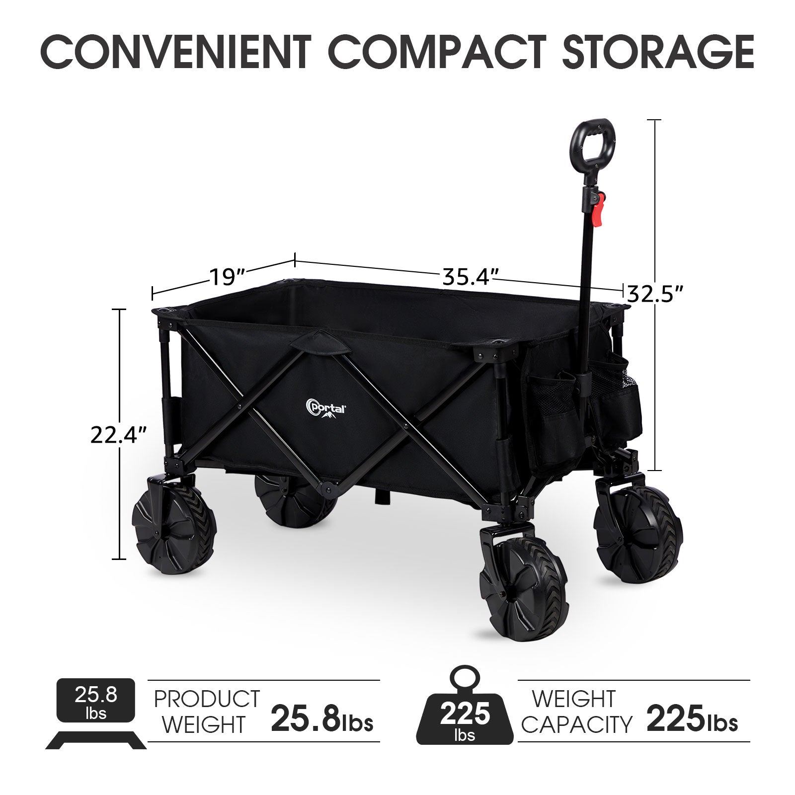 All Terrain Folding Wagon - Portal Outdoors