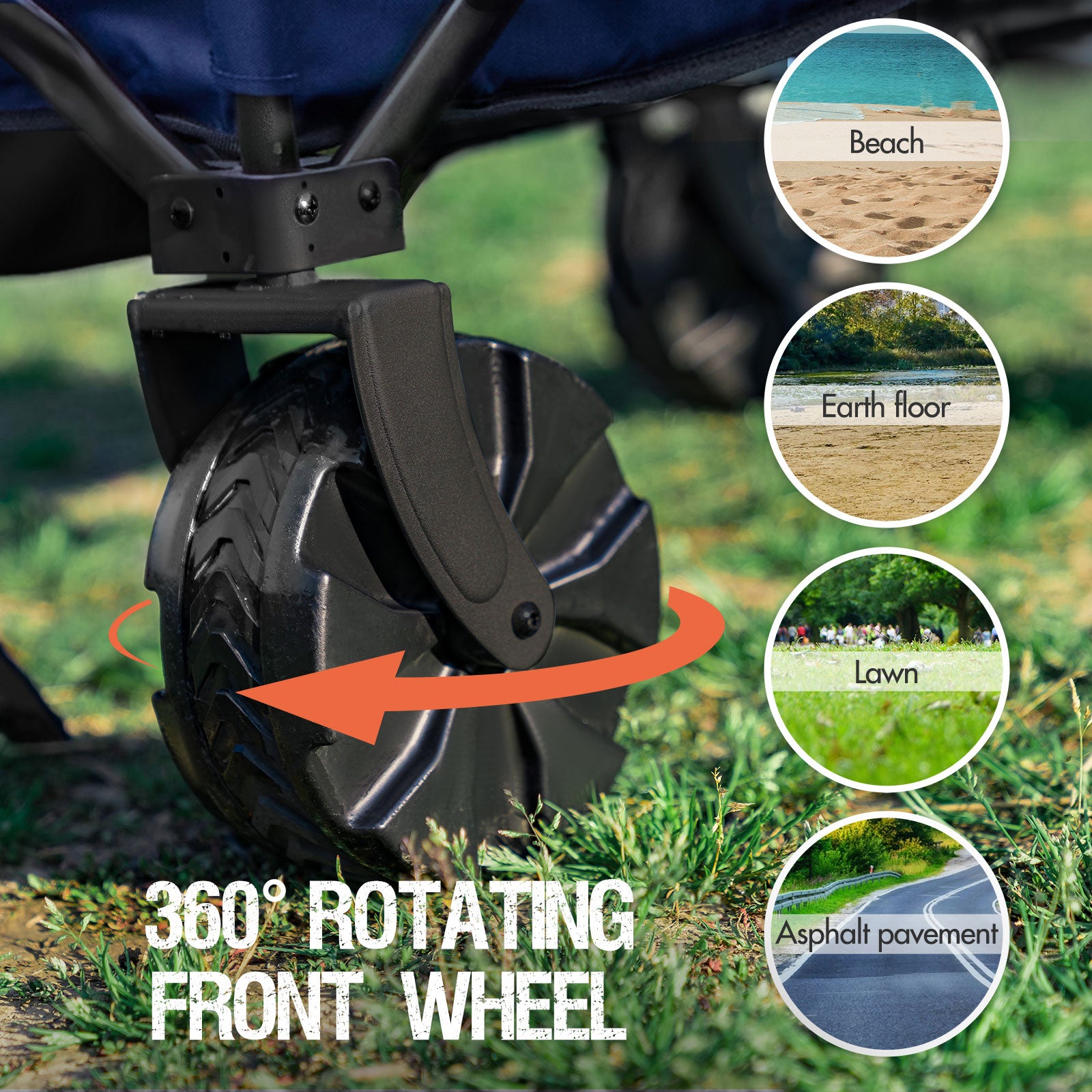 All Terrain Folding Wagon - Portal Outdoors