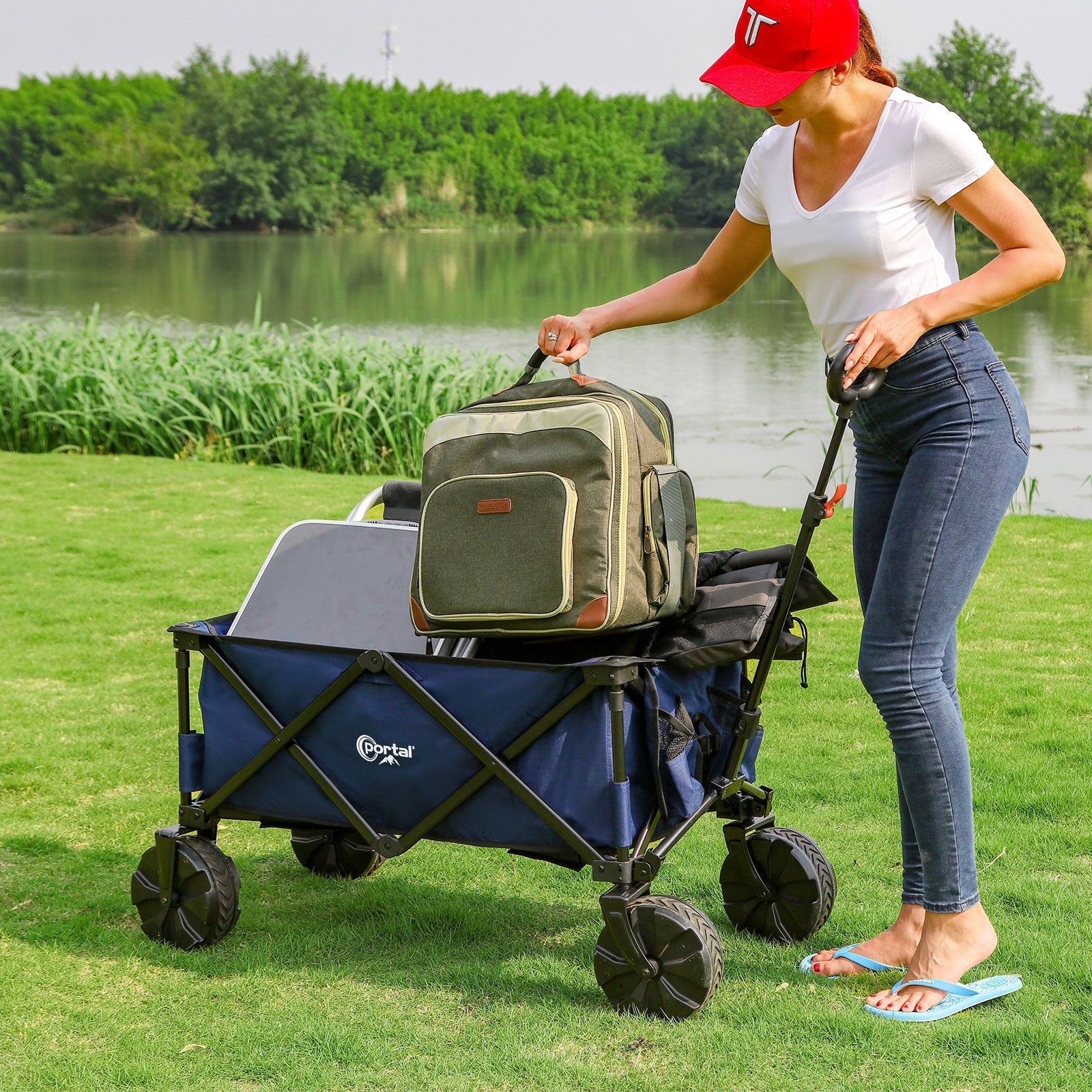 All Terrain Folding Wagon - Portal Outdoors