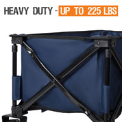 All Terrain Folding Wagon - Portal Outdoors - Prussian Blue - Portal Outdoors All Terrain Folding Wagon