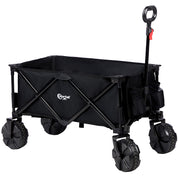 All Terrain Folding Wagon - Portal Outdoors - Black - Portal Outdoors All Terrain Folding Wagon