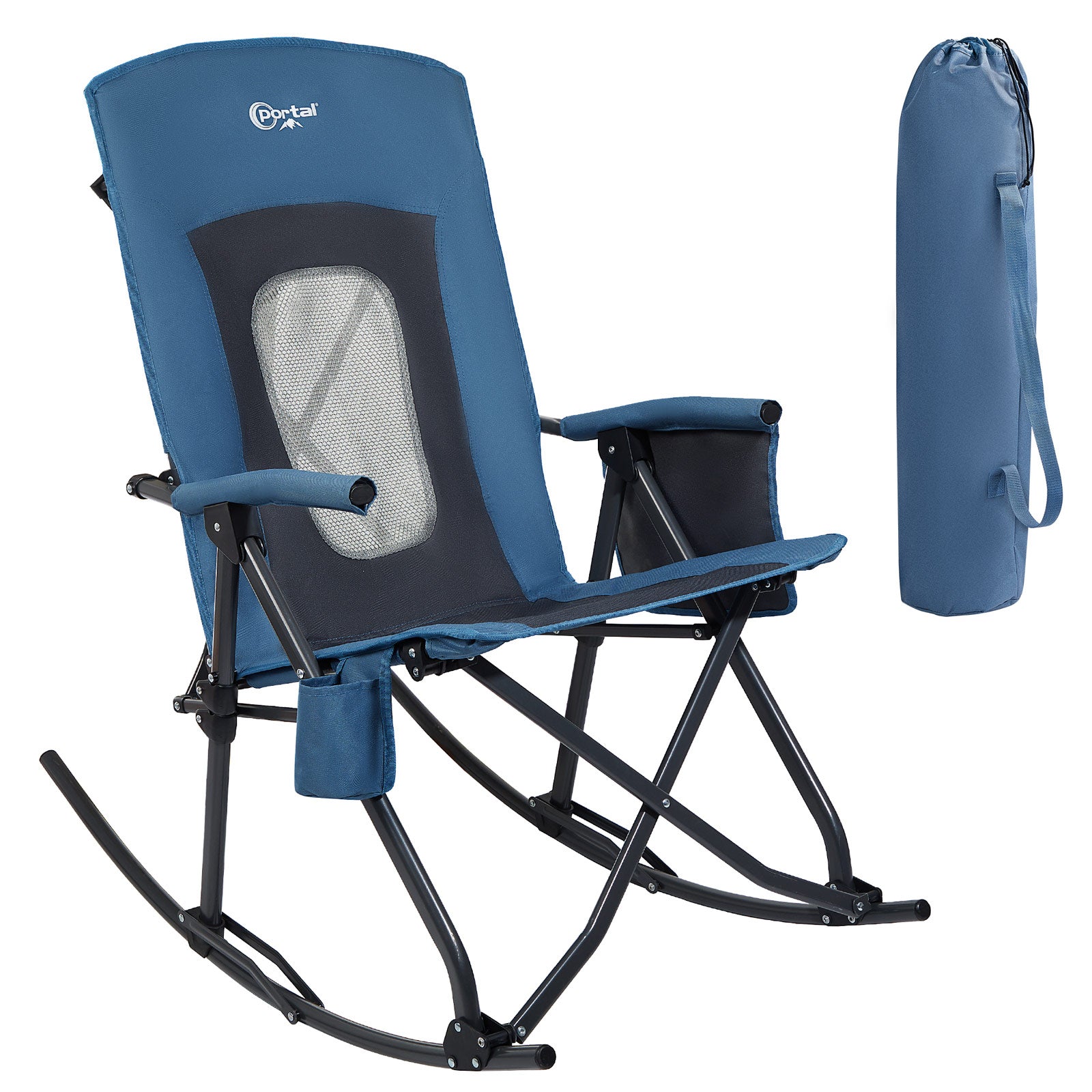 Wide - N - Tall Rocking Chair - Portal - Blue - Portal Outdoors Wide - N - Tall Rocking Chair