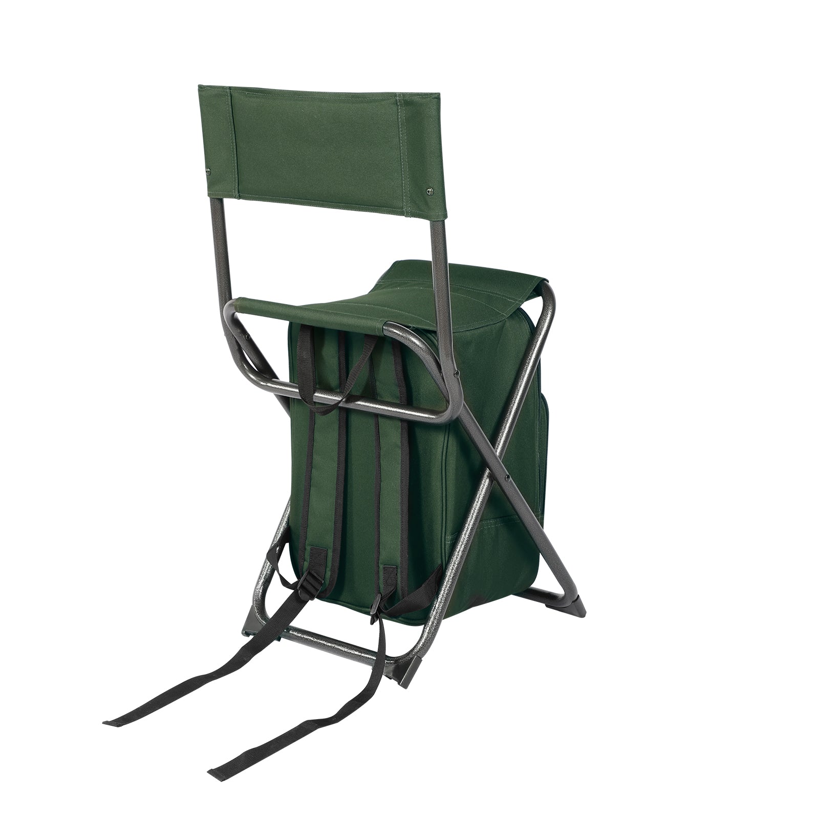 Fishing Chair with Cooler Bag 2 Pack Compact Camping Stools Foldable  Fishing Stool with Cooler Bag, Portable Camping - Green