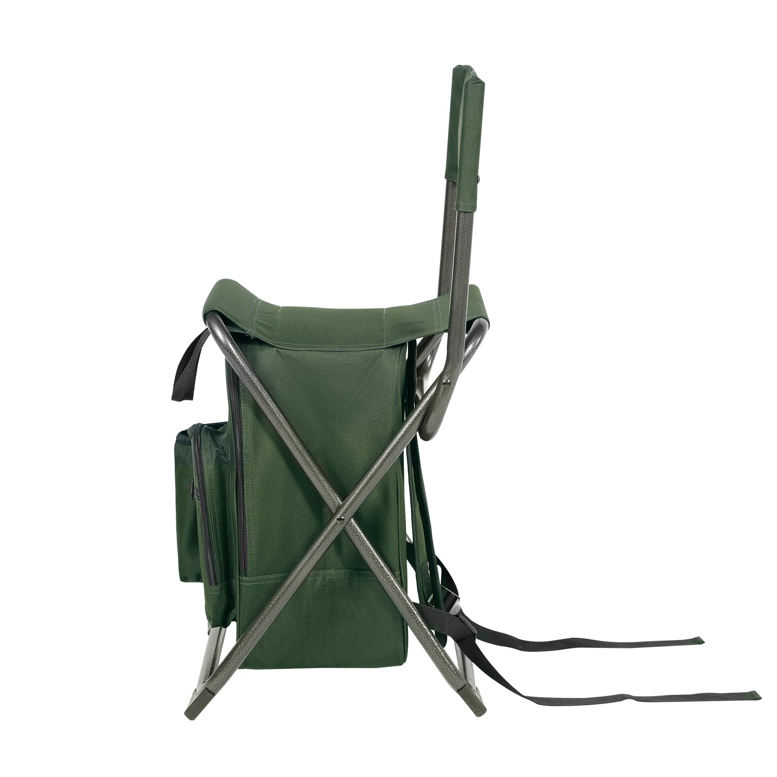 Folding Fishing Chair Bag Backpack Lightweight Backpack Stool 2 in